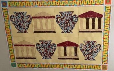 De belles mosaïques réalisées par les maternelles
